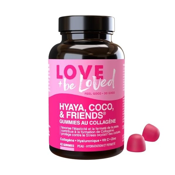 Gummies Collagène + Acide Hyaluronique avec Vitamine C, Zinc et Sélénium. Une Peau Hydratée, plus Ferme et visiblement plus j