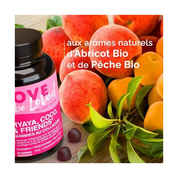Gummies Collagène + Acide Hyaluronique avec Vitamine C, Zinc et Sélénium. Une Peau Hydratée, plus Ferme et visiblement plus j