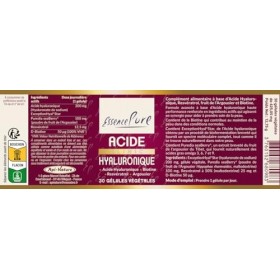 Acide Hyaluronique Essence Pure 200 mg | Spectre Complet 50-1000 kDa | Enrichi en Argousier, Resvératrol, Biotine | Rajeuniss