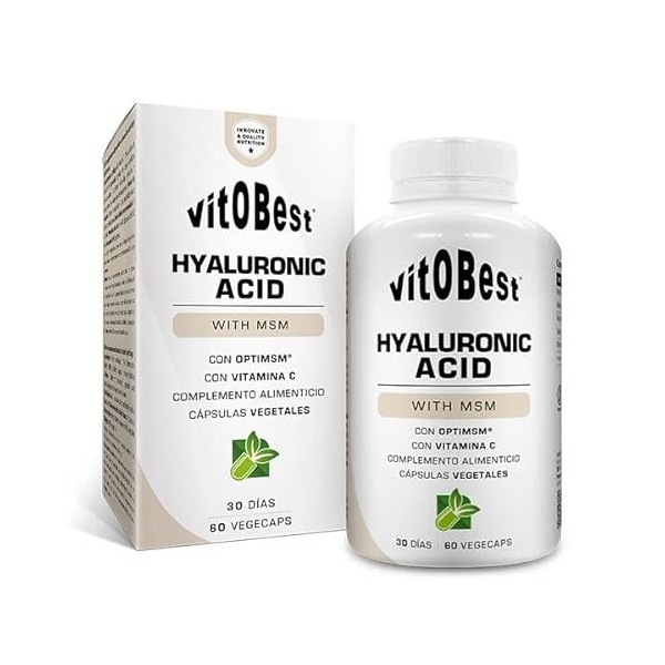 VITOBEST HYALURONIC ACID With MSM 60 Vegecaps