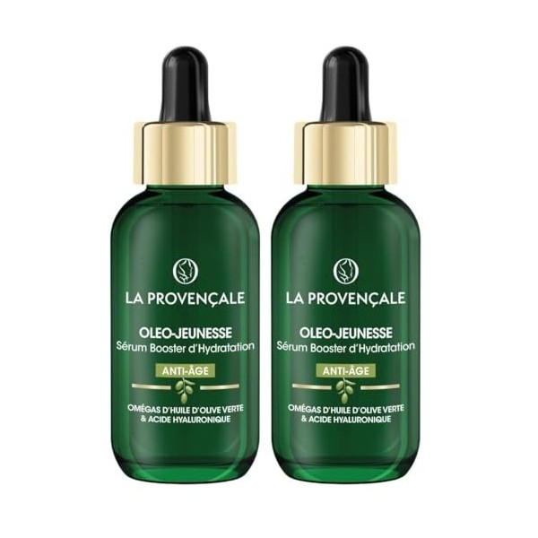 La Provençale Bio – L’Extrait de Jouvence Sérum Anti-Âge – Acide hyaluronique et Huile, Pour Tous Types de Peau Même les Plus...