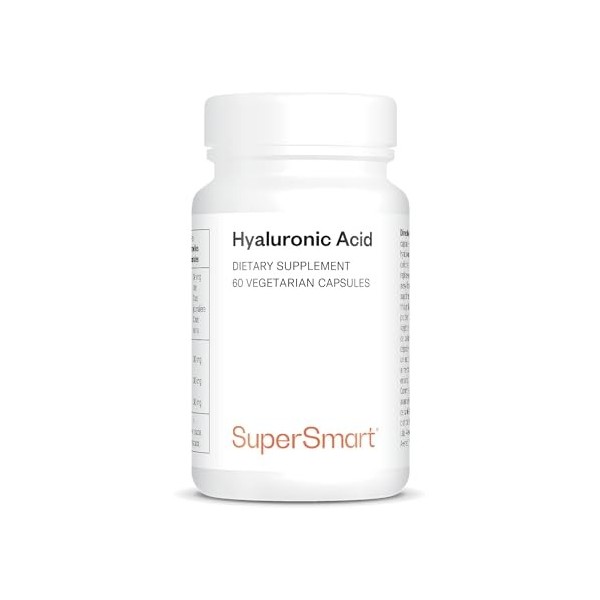 Supersmart - Hyaluronic Acid - Acide Hyaluronique de Haut Poids Moléculaire - Aide à Retrouver le Confort et lÉlasticité des