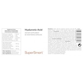 Supersmart - Hyaluronic Acid - Acide Hyaluronique de Haut Poids Moléculaire - Aide à Retrouver le Confort et lÉlasticité des