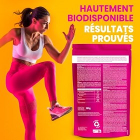 COLLAGENE MARIN POUDRE + ACIDE HYALURONIQUE + THÉ MATCHA + ZINC + VITAMINE C : Formule Exclusive Premium | Anti-âge Peau & Ar...