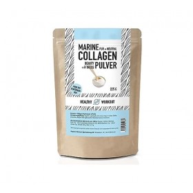 Poudre de collagène marin - Biodisponibilité maximale - Hydrolysat de collagène bioactif - Peptides de type 1 à 3 - Solubilit...