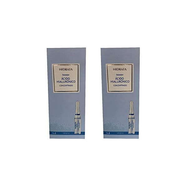 Deliplus Booster dacide hyaluronique concentré 7 ampoules Lot de 2 unités