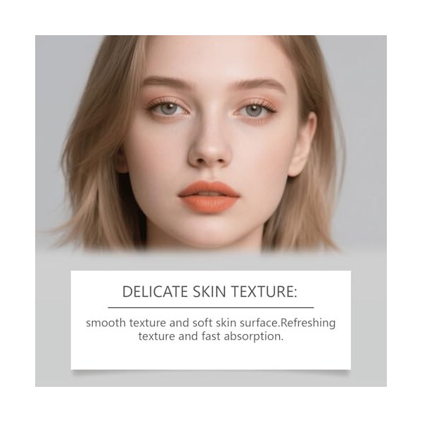 Sérum facial à la vitamine C avec acide hyaluronique - Feuchtigkeitsspendende soin pour une peau lisse, ferme et équilibrée ...