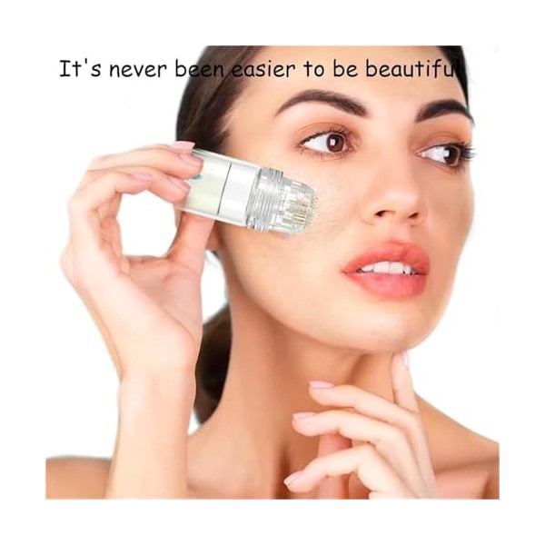 Système de micro-infusion pour le visage, système de micro-infusion pour les lèvres, rouleau de microfléchettes à lacide hya ...