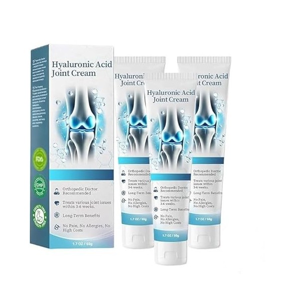 Arthroheal Hyaluronic Acid Joint Cream,Advanced Joint and Bone Care Cream,R-elief Cream,ArthroHeal Hyaluronic Acid Joint R-ep...