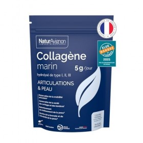 Collagene marin hydrolysé type 1, 2&3 | Articulations | Peau I Vitamine C I Collagene marin poudre 5g par portion | Goût neut