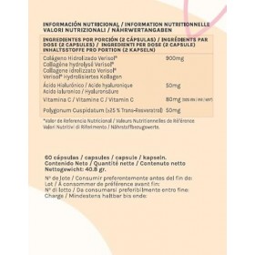 SKIN YOUTH COLLAGÈNE VERISOL ANTI-ÂGE - Verisol hydrolysé breveté + Acide hyaluronique + Resvératrol + Vitamine C - Anti-ride