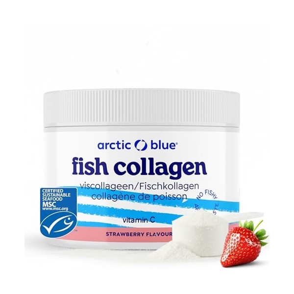 Arctic Blue Collagène Marin Pur 150 g — Pêche Durable Norvégienne, Type 1 Hautement Assimilable — Sans Goût, Sans Additifs — ...