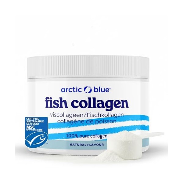 Arctic Blue Collagène Marin Pur 150 g — Pêche Durable Norvégienne, Type 1 Hautement Assimilable — Sans Goût, Sans Additifs — ...