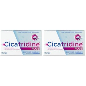 Cicatridine PLUS – Ovules vaginaux - Traitement de la secheresse vaginale- pour les femmes ménopausées - Acide Hyaluronique S