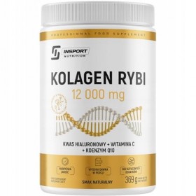 Collagene Marin + Acide Hyaluronique + Vitamine C + Coenzyme Q10 | Complément Alimentaire Poudre 369g – INSPORT