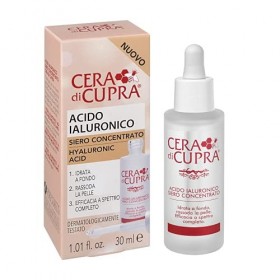 Cera di Cupra Sérum à lacide hyaluronique concentré 30 ml - Lot de 3 Acide hyaluronique