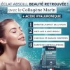 TRYVITE Collagène Marin et Acide Hyaluronique – Vitamine C & E, Peau Hydratée & Élastique | Haute Absorption 15 sticks 
