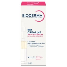 Bioderma Crealine AR+ Bi-Sérum Peaux Sensibles Réactives 30ml Acide hyaluronique