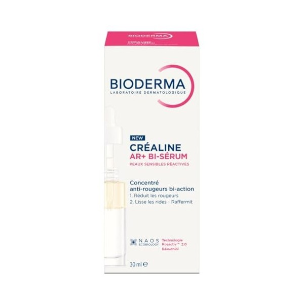 Bioderma Crealine AR+ Bi-Sérum Peaux Sensibles Réactives 30ml Acide hyaluronique