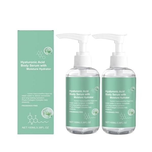 Essence hydratante pour le corps à lacide hyaluronique, idéale pour lhiver et adaptée aux peaux sèches. Elle pénètre rapide A...