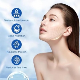 Poudre dacide hyaluronique, sérums visage doux anti-âge à lacide hyaluronique, réduit les rides, améliore lélasticité de l Ac...