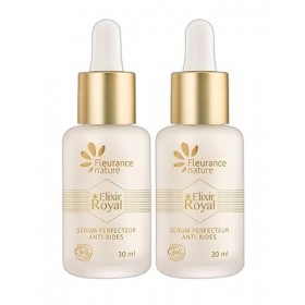 Fleurance Nature- Sérum Perfecteur Anti-rides Bio Elixir Royal- Cosmetique Certifié Bio Cosmos Ecocert- Soin visage anti ride