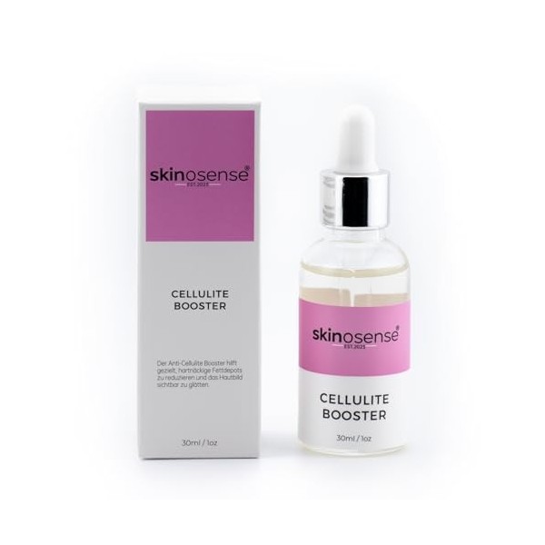 Skinosense® Sérum Cellulite Booster à lacide hyaluronique et aux extraits végétaux, réduit les bosses de cellulite et raffer