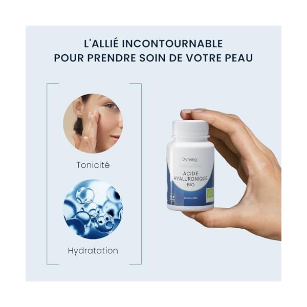 Acide Hyaluronique BIO GreenIuronic® - Anti-rides, hydratation de la peau - Titré à 80% en acide hyaluronique - Haut poids mo