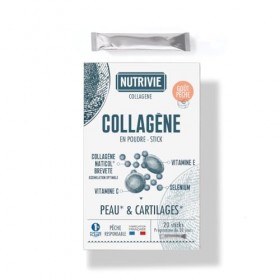 Stick Collagène Marin Nomade - Enrichi en Sélénium & Vitamine C et E - Collagène breveté Naticol Hydrolysé Type 1 - Peau & Ca