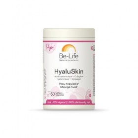 BE-LIFE | HYALUSKIN | Complément alimentaire | Peau | Hydratation | Réduit lapparence des rides| Acide hyaluronique & collag ...
