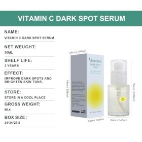 3PCS Brightening Facial Serum Vitamin C for Dark Spots Dry Skin Moisturizing Repairing Gentle