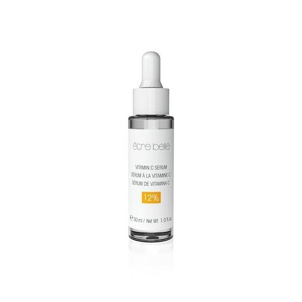 Etre Belle 12% Vitamine C Sérum 30 ml - Teint radieux et uniforme - Réduit les taches pigmentaires et les ridules - Favorise 