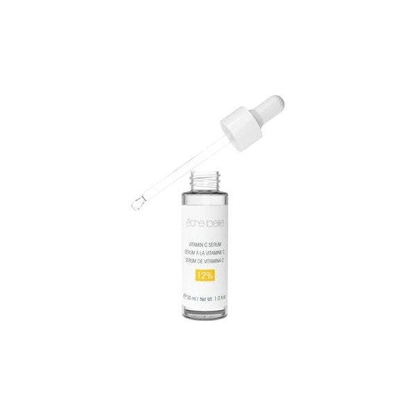 Etre Belle 12% Vitamine C Sérum 30 ml - Teint radieux et uniforme - Réduit les taches pigmentaires et les ridules - Favorise 