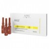 APIS CERAMIDE REPAIR Ampoules régénérantes 10 x 3 ml avec céramides 3 et 6-II, bêta-glucane, acide hyaluronique et nombril as