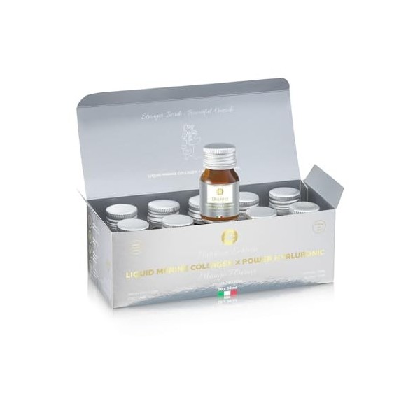 COLLAGÈNE MARIN LIQUIDE X PUISSANCE HYALURONIQUE – SAVEUR MANGUE Acide hyaluronique