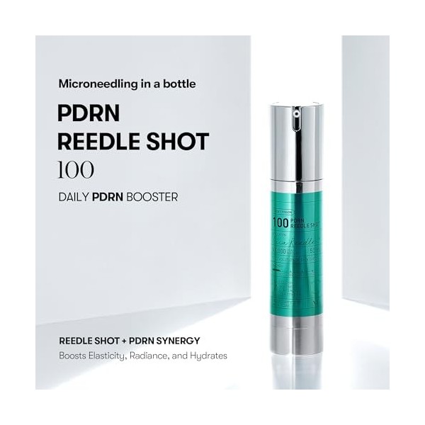 VT COSMETICS PDRN Reedle Shot 100, sérum à micro-aiguilles épicées, végétalien, PDRN, Centella Asiatica, acide hyaluronique, 