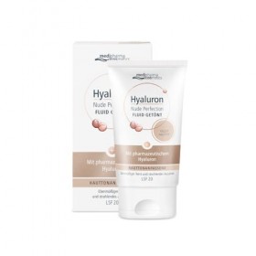 Medipharma Cosmetics Hyaluron Nude Perfection Fluid getönt heller Hauttyp LSF20, 50 ml Crème