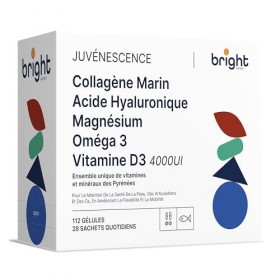 Vitamine D3 4000 UI + Magnésium + Omega 3 + Zinc, Vitamine C, Collagène marin hydrolysé, Acide-Hyaluronique - Sans OGM, PHYTO