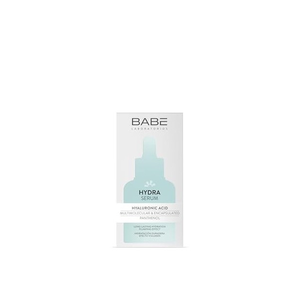 LABORATORIOS BABÉ - Sérum Hydra | 30 ml | Acide hyaluronique sérum multimoléculaire pour le visage | 4 types dacide hyaluron