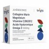 Gestion de l’Âge | Collagène Marin, Acide Hyaluronique, Magnésium Chélaté et Oméga-3 1000 - Compléments dans 1 Pack pour Sant