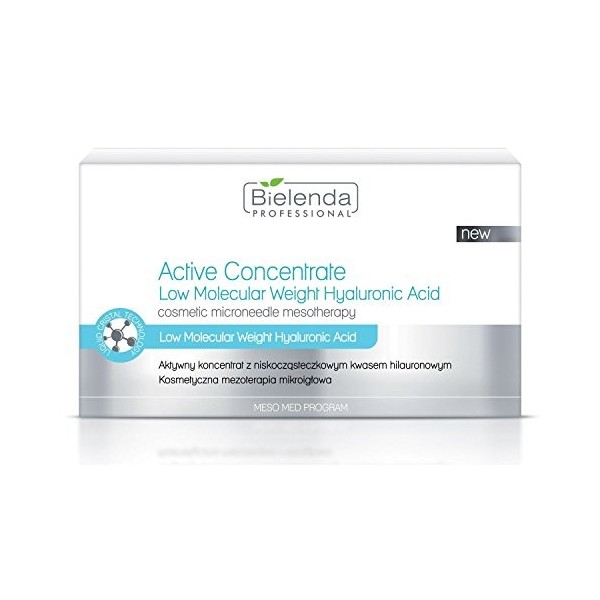 Bielenda Concentré Actif à lAcide Hyaluronique de Bas Poids Moléculaire 10x3ml