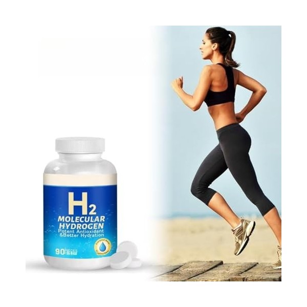 Hydrogènes moléculaires H2, soutiennent lénergie cellulaire, gardent votre cerveau clair et détendu chaque jour