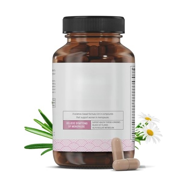 Harmonie des hormones féminines, probiotiques féminins, soulagement de la ménopause, rester détendu, rajeunir