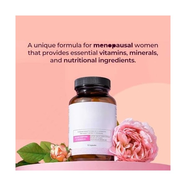 Harmonie des hormones féminines, probiotiques féminins, soulagement de la ménopause, rester détendu, rajeunir