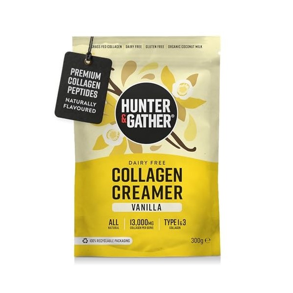 Hunter & Gather Collagène Bovin 400g – Collagène Hydrolysé de Qualité Supérieure, Sans Saveur | Pour Cheveux, Peau, Ongles, M...