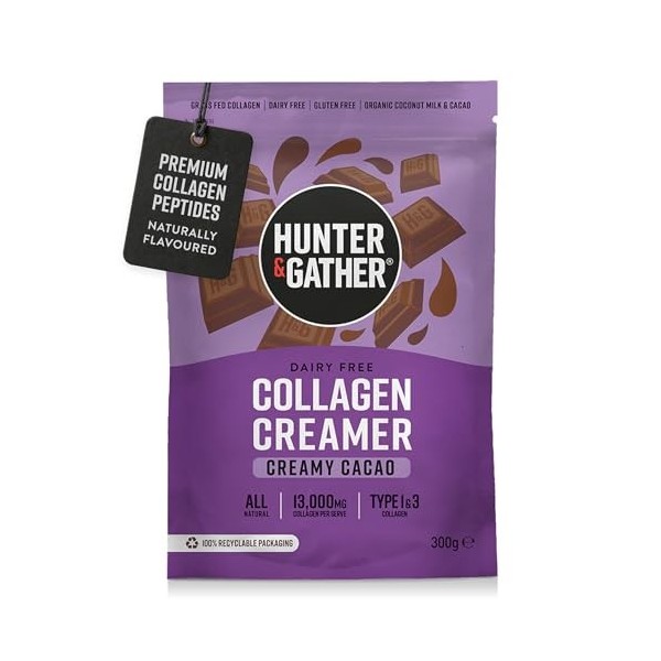 Hunter & Gather Collagène Bovin 400g – Collagène Hydrolysé de Qualité Supérieure, Sans Saveur | Pour Cheveux, Peau, Ongles, M...