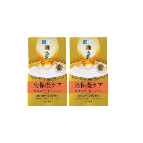 [Lot de 2] Hadalabo Gokujyun Hyaluronic Perfect Gel N 100g, Fait au Japon