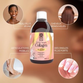 Collagène de poisson de type 1 dans un emballage de 500 ml | Formule avec 10 g de collagène dans 25 ml + MSM, resvératrol, co...