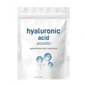Poudre de sérum dacide hyaluronique à base doligo-ingrédients, supplément hydratant et hydratant pour la peau | Végétalien,