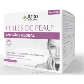 Arkopharma Perles de Peau Anti-Âge Global 60 Sticks Acide hyaluronique